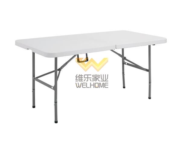 5-FT Rectangular fold in half folding table for event/outdoor activity